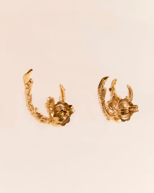 Diamond Warts Claw Cuff Earrings