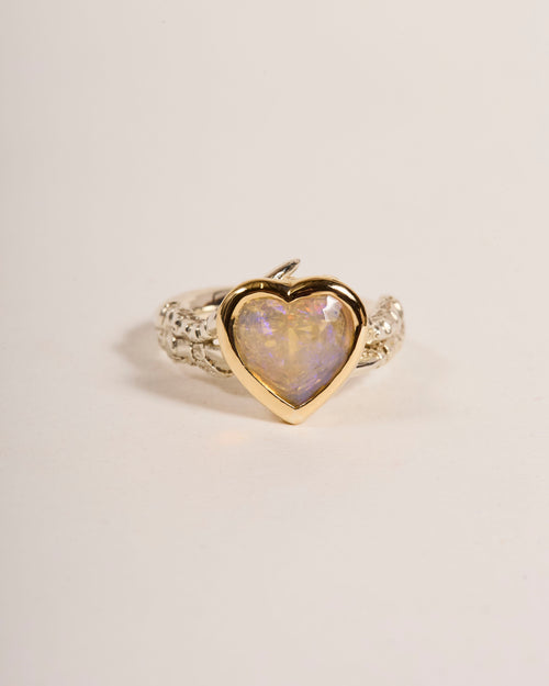 Opal Diamond Ring