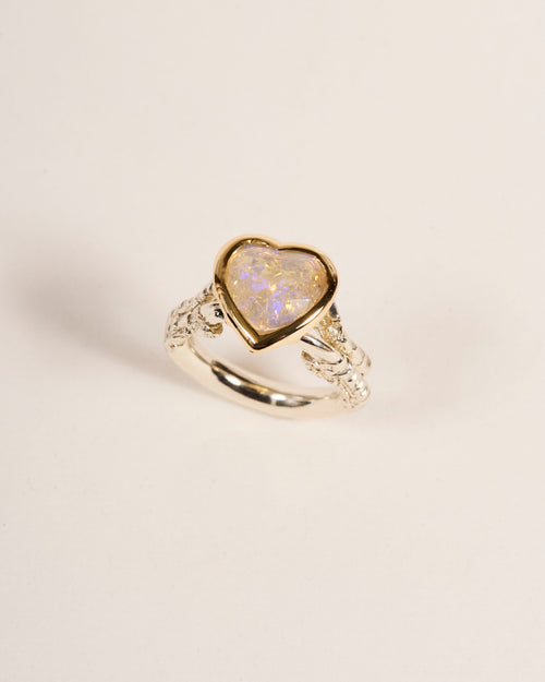 Opal Diamond Ring