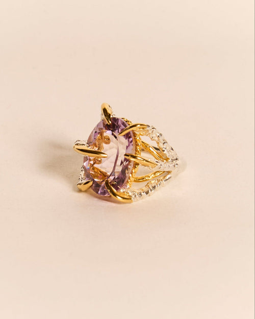 Amethyst Deborah Ring