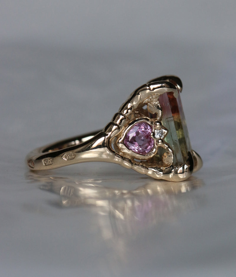 Bi Colour Tourmaline Triptych 2023