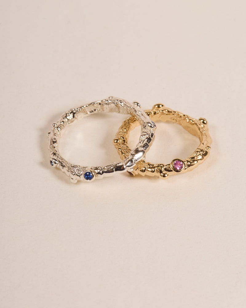 Blobby Eternity Pink Sapphire Warts