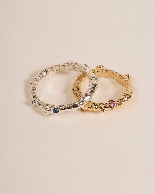 Blobby Eternity Blue Sapphire Warts