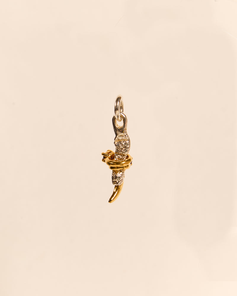 Claw Charm with Mini Rings