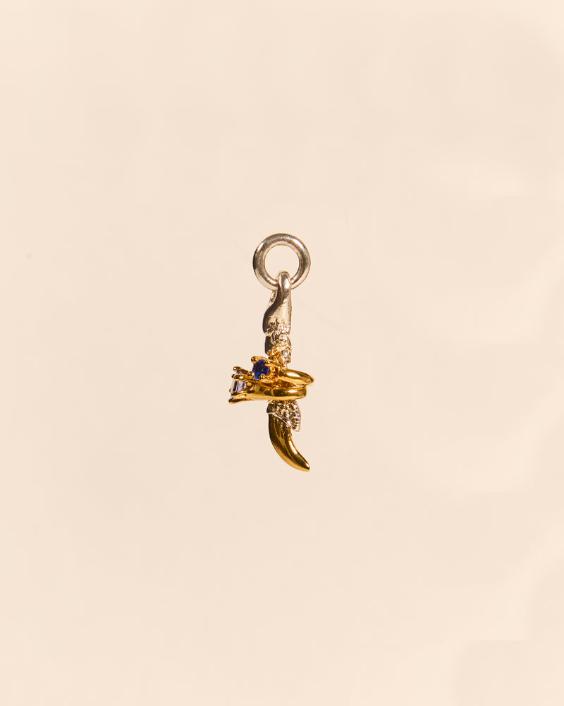 Claw Charm with Mini Rings