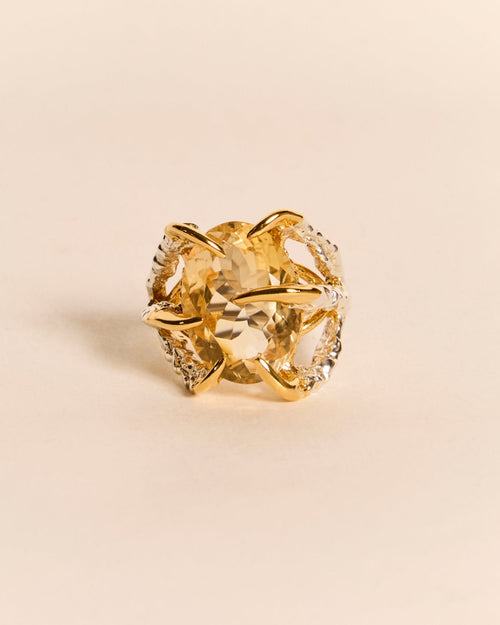 Citrine Deborah Ring