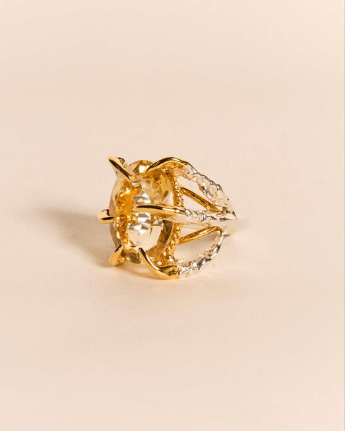 Citrine Deborah Ring