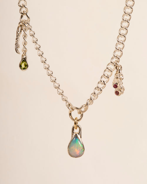 Opal Dripping Necklace