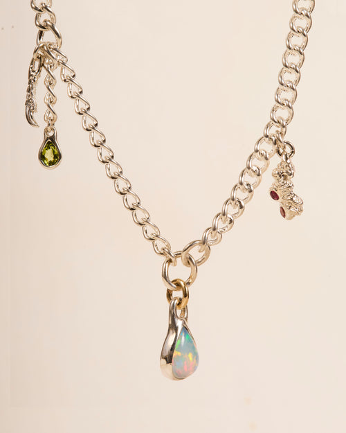 Opal Dripping Necklace