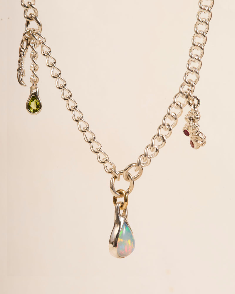 Opal Dripping Necklace