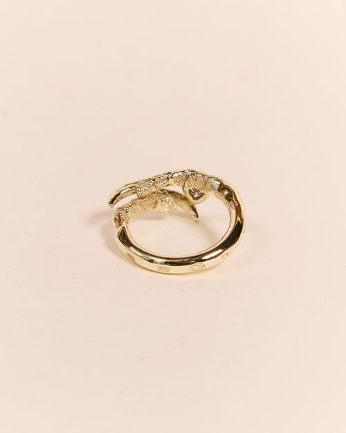 1/4ct Diamond Heart Ring - white gold - M