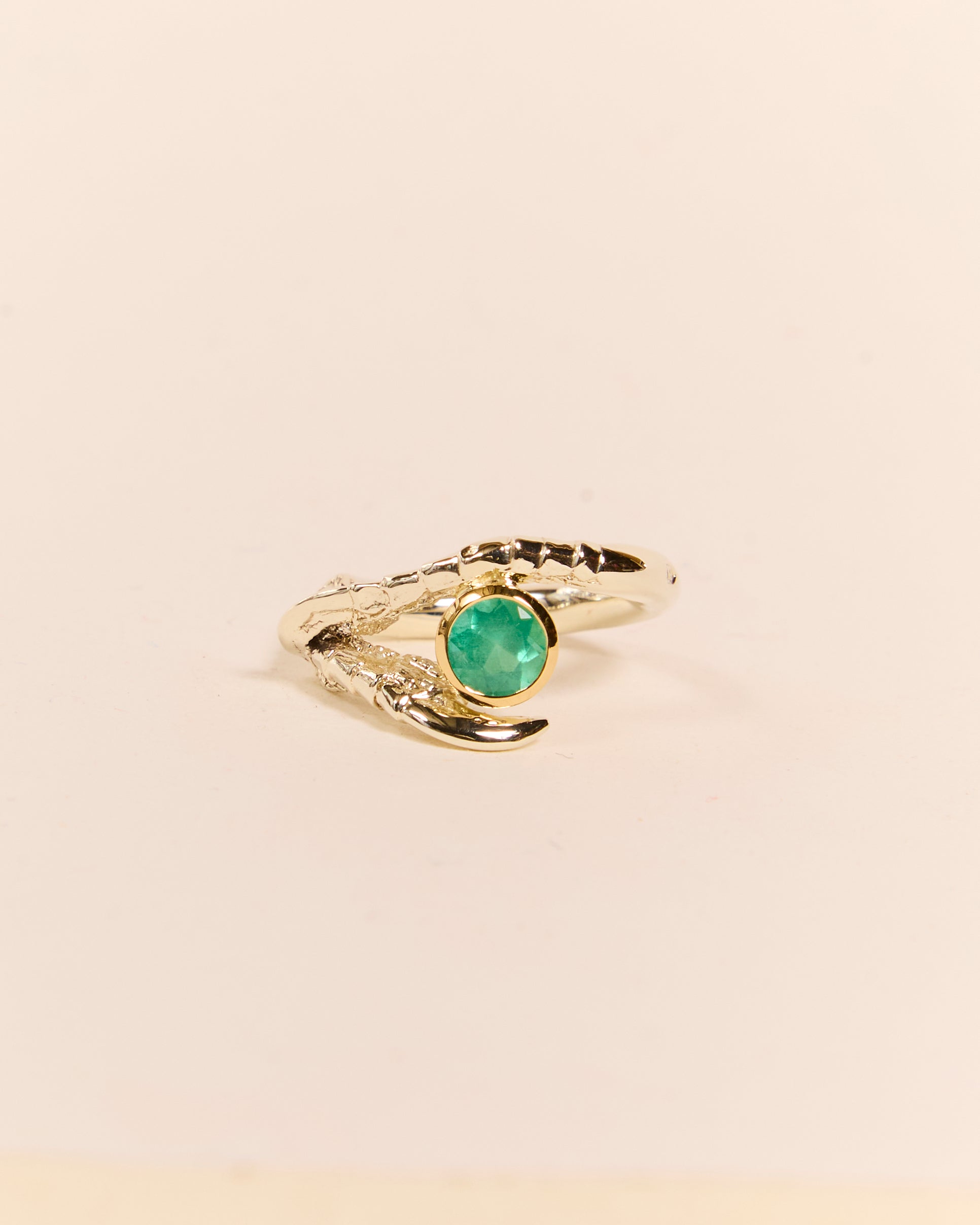 Emerald Orb Ring