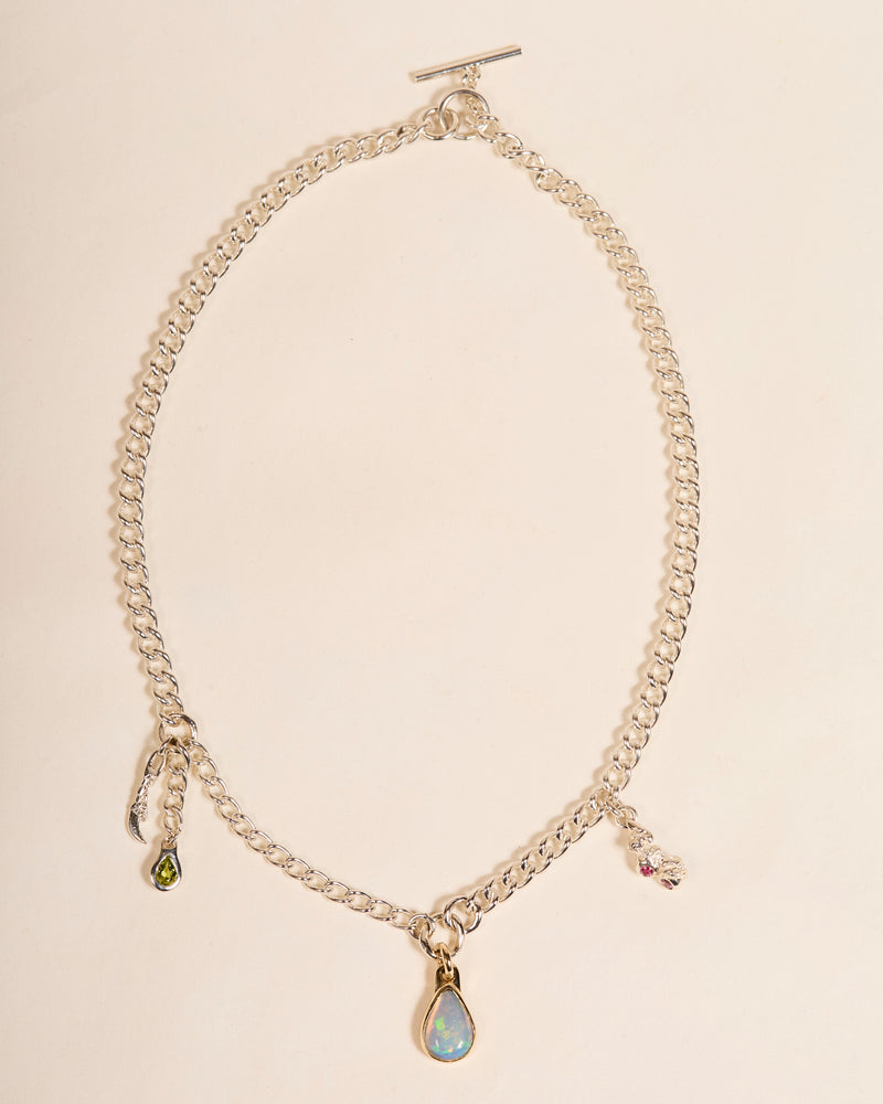 Opal Dripping Necklace
