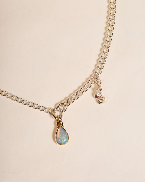 Opal Dripping Necklace