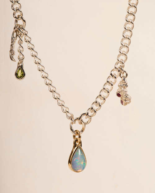 Opal Dripping Necklace