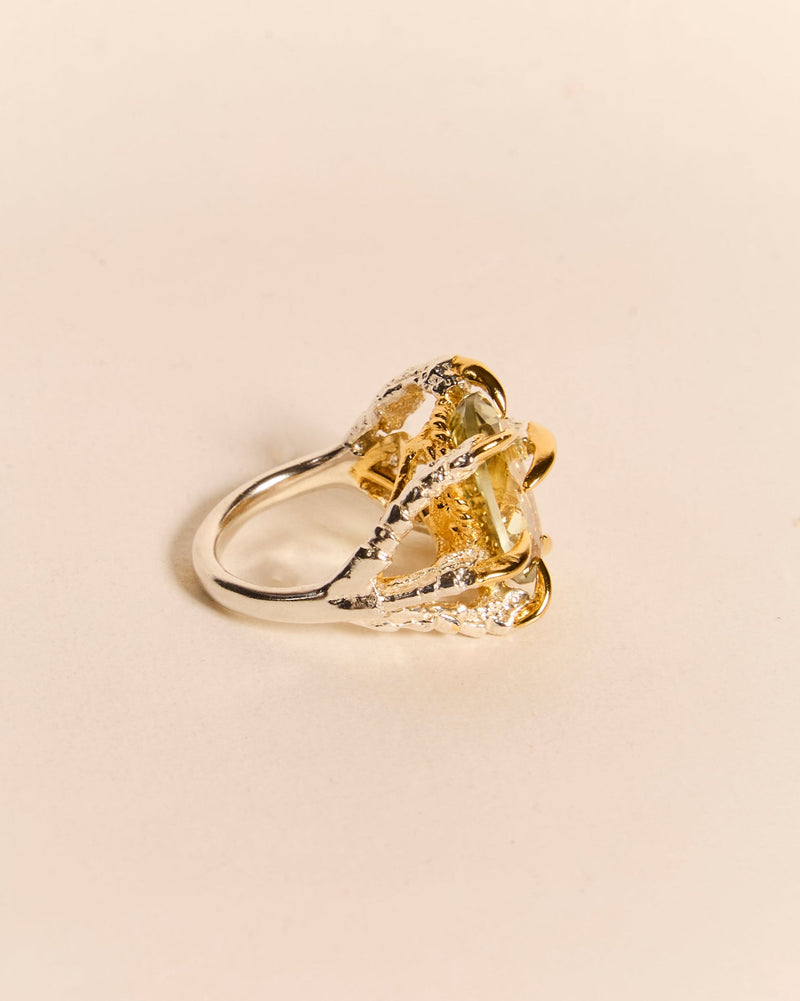 Green Quartz Deborah Ring