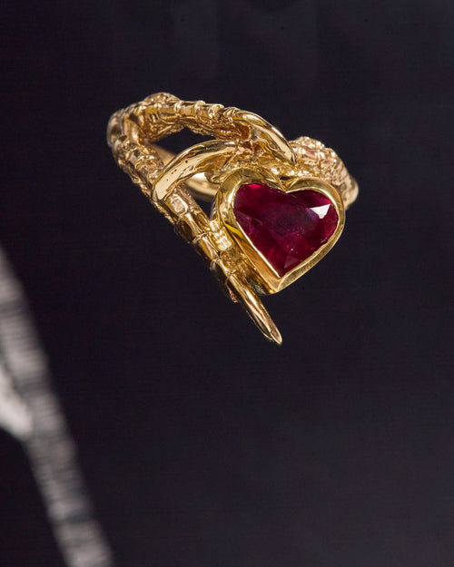 'Bad Taste' Rubellite Heart
