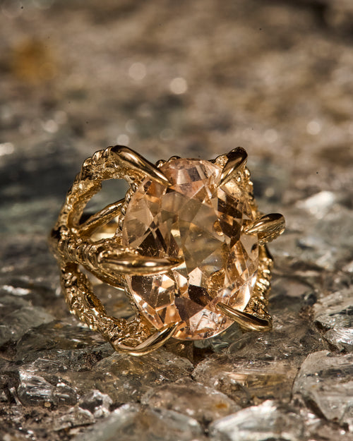 Morganite Deborah Ring
