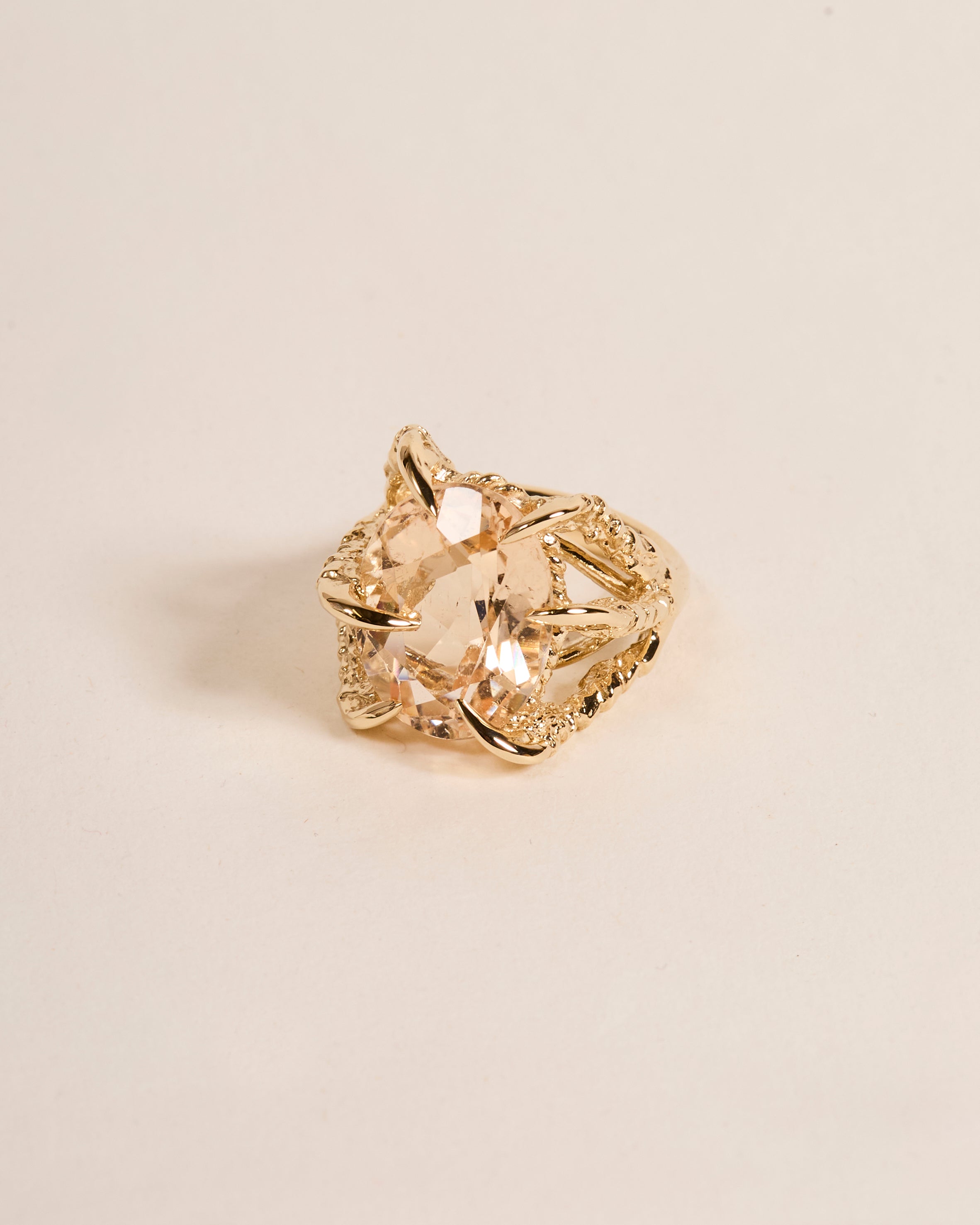 Morganite Deborah Ring