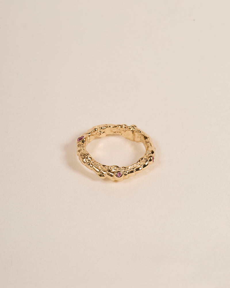 Blobby Eternity Pink Sapphire Warts