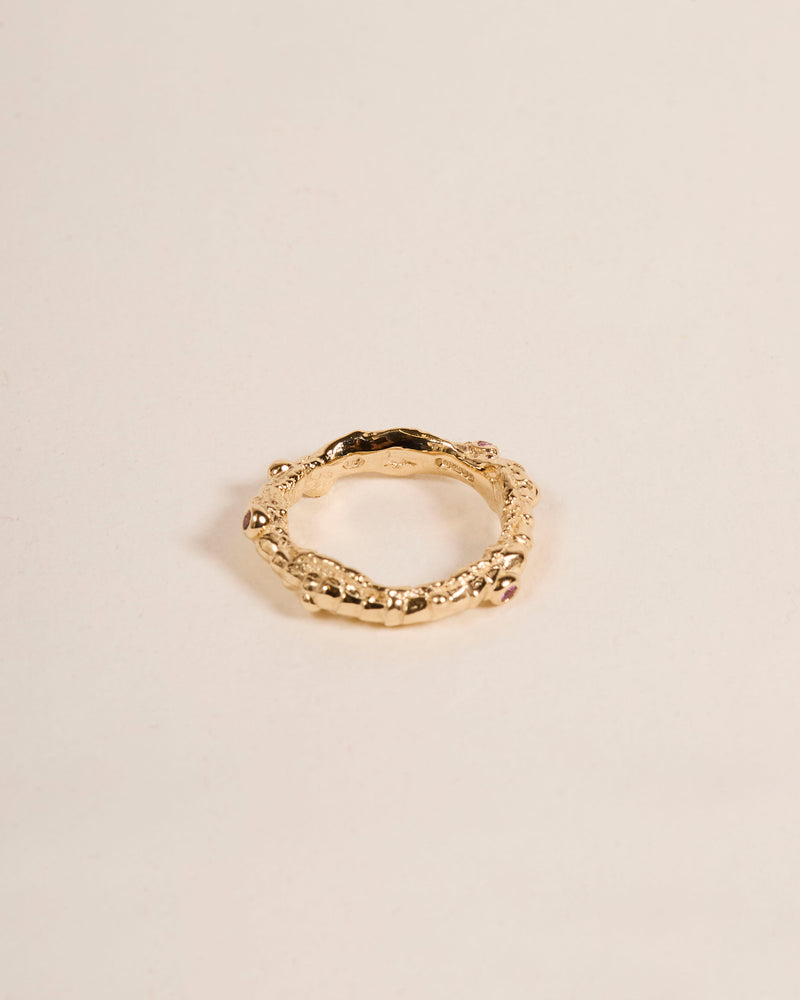 Blobby Eternity Pink Sapphire Warts