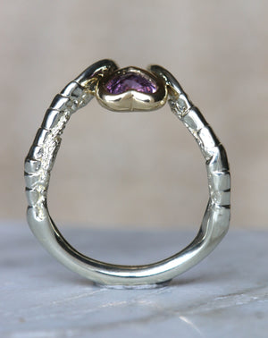 Pink Sapphire Sweetheart - size P