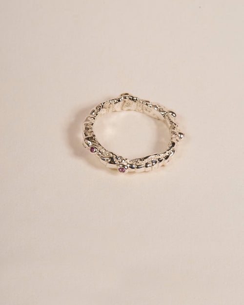 Blobby Eternity Pink Sapphire Warts