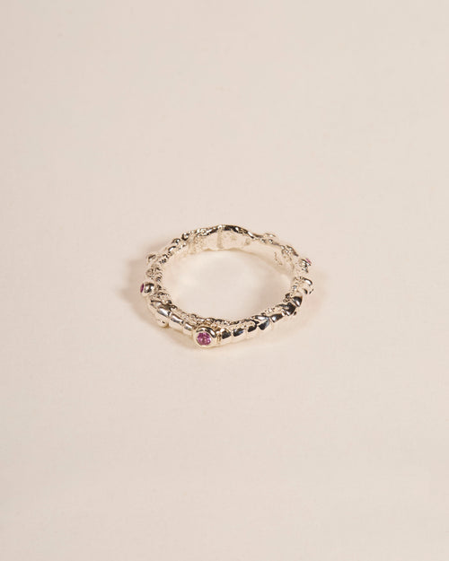 Blobby Eternity Pink Sapphire Warts