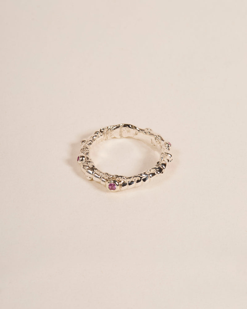 Blobby Eternity Pink Sapphire Warts