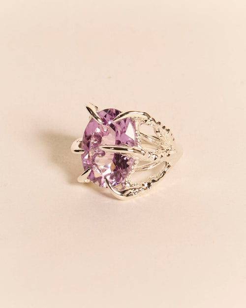 Amethyst Deborah Ring