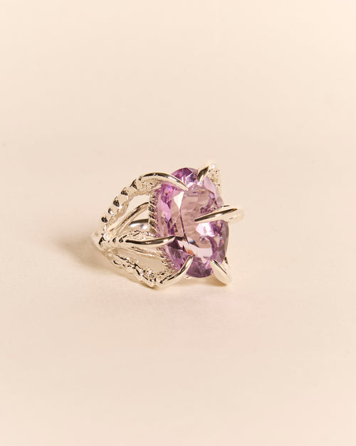 Amethyst Deborah Ring
