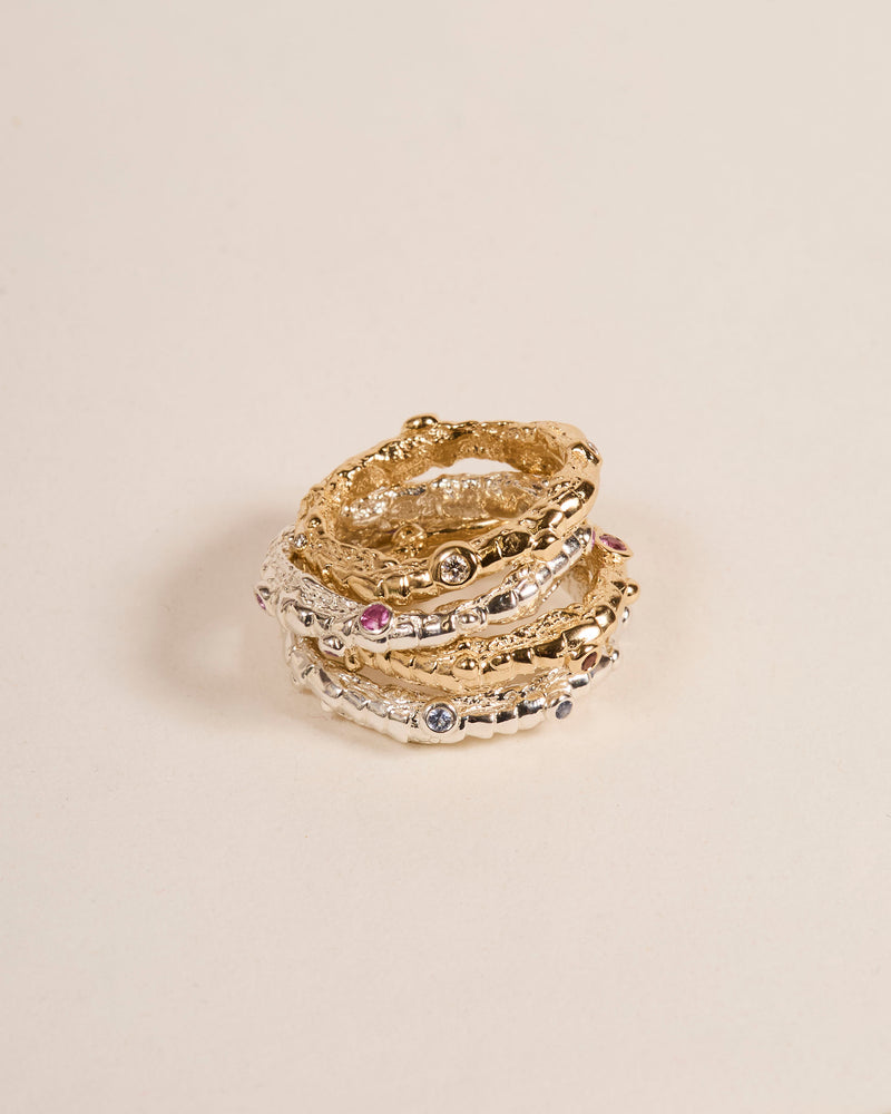 Blobby Eternity Blue Sapphire Warts