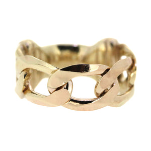 Heavy Chain Ring - 9ct Gold