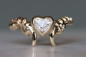 Half Carat Diamond Sweetheart - size  'I 1/4'