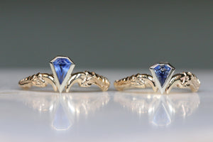 Blue Sapphire Diamond-Cut - Size 'S'