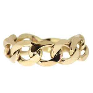 Medium Chain Ring - Gold
