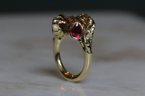 Suzanne's Apricot Tourmaline Heart 2019