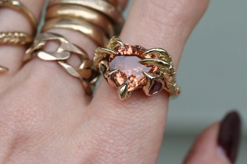 Suzanne's Apricot Tourmaline Heart 2019
